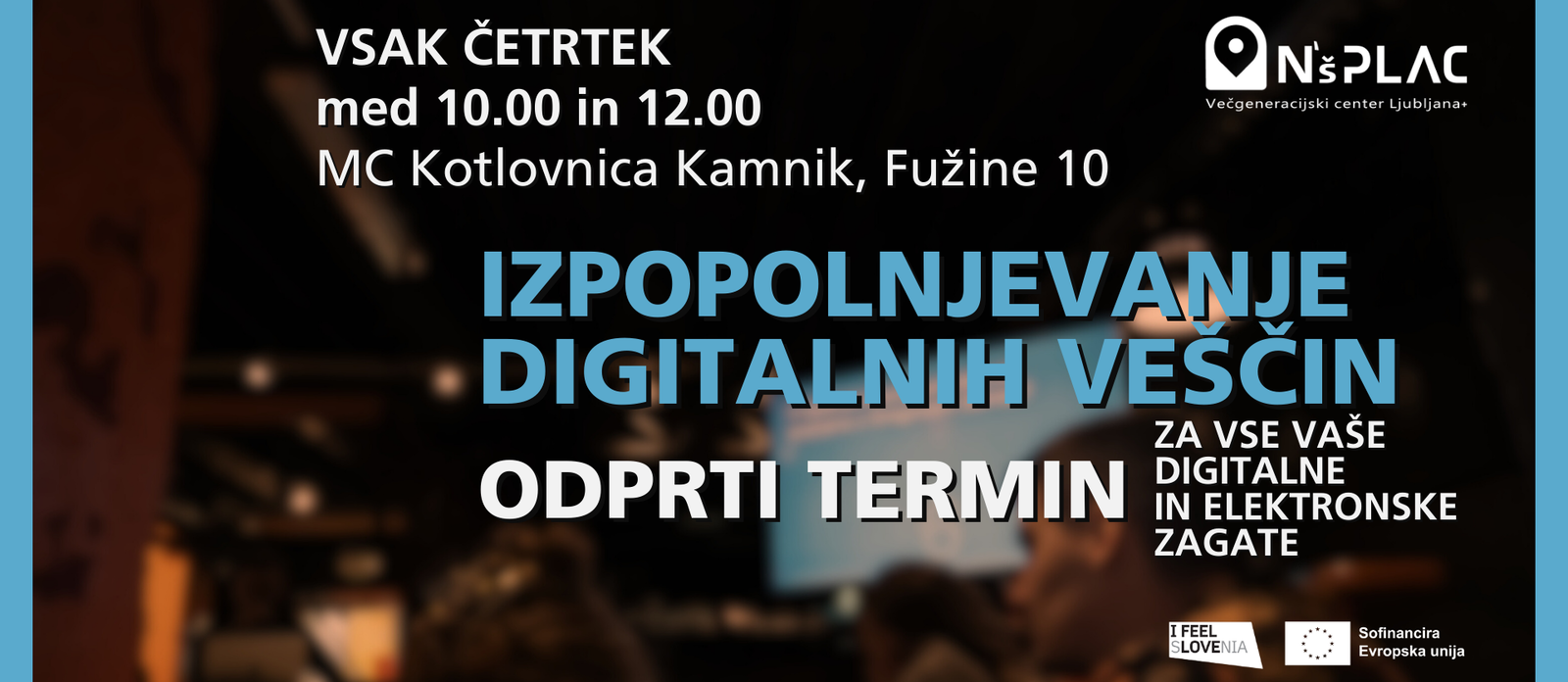 VGC+ Izpopolnjevanje digitalnih veščin ODPRTI TERMIN