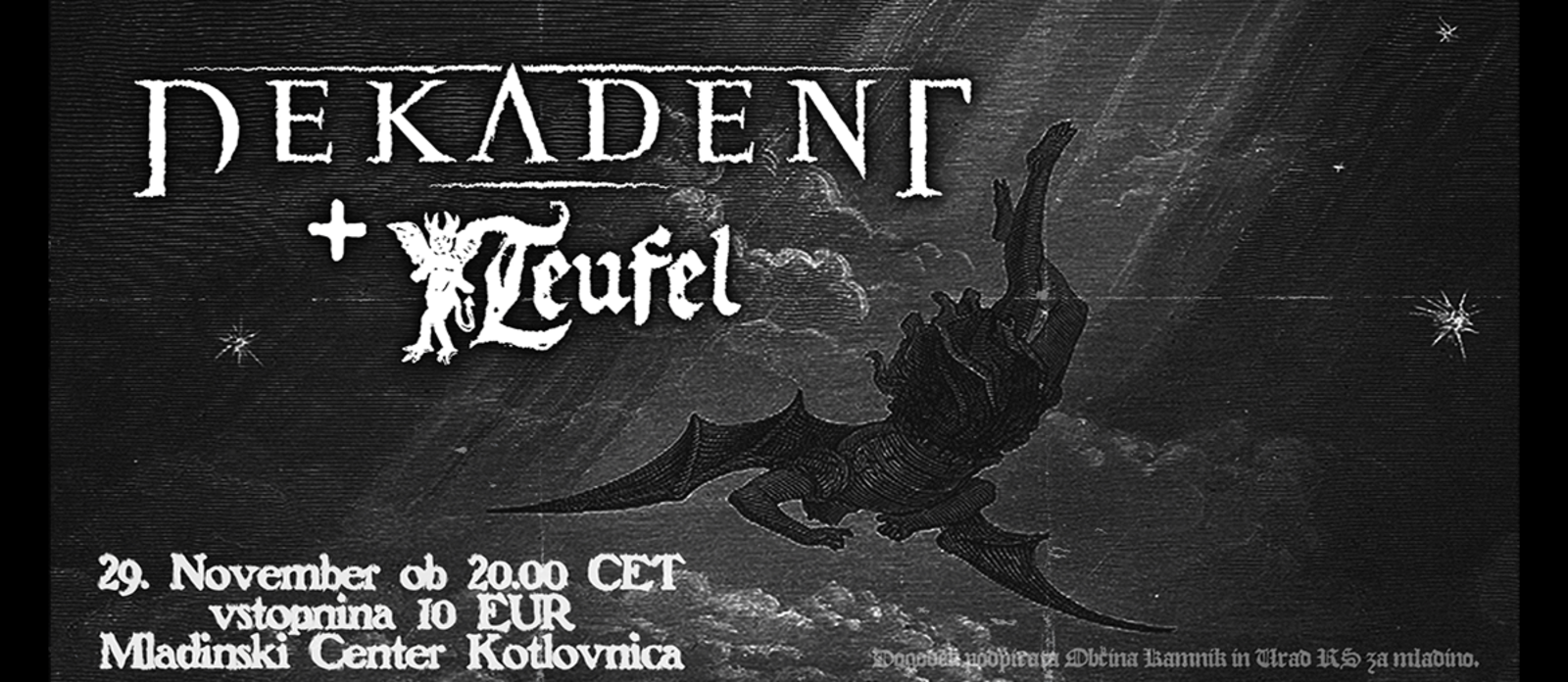 Metal koncert: Dekadent in Teufel