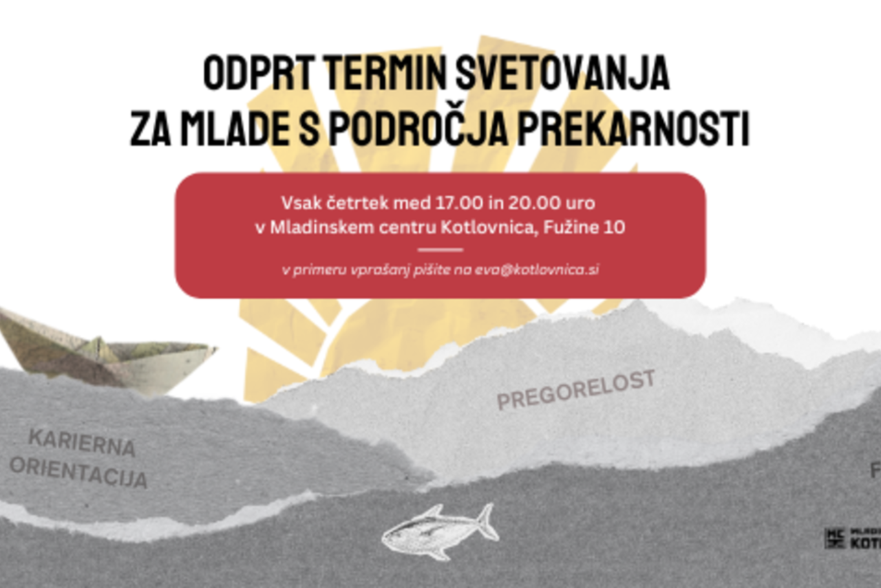 Odprt termin svetovanja za mlade s področja prekarnosti