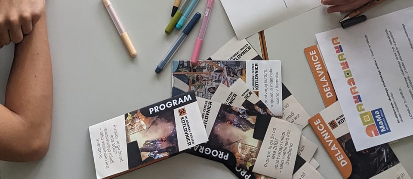 Mladi z OŠ Marije Vere ustvarjali idealni mladinski center