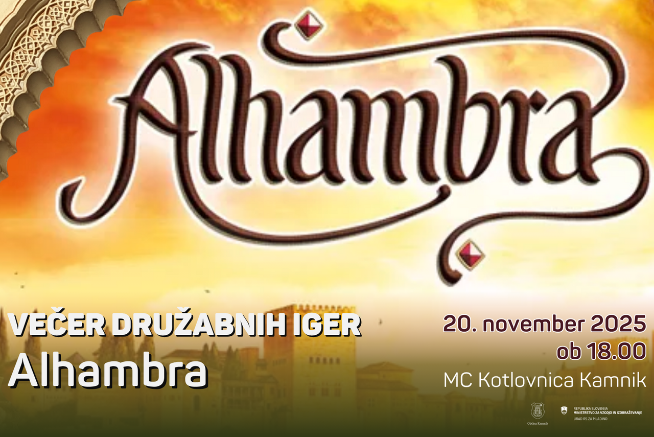 Večer družabnih iger: Alhambra