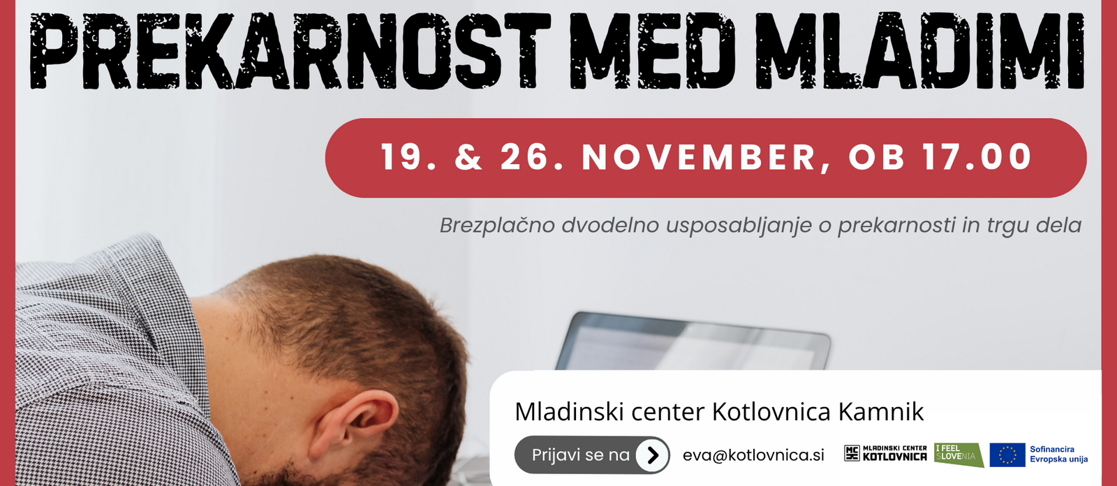 Prekarnost med mladimi / brezplačno dvodelno usposabljanje