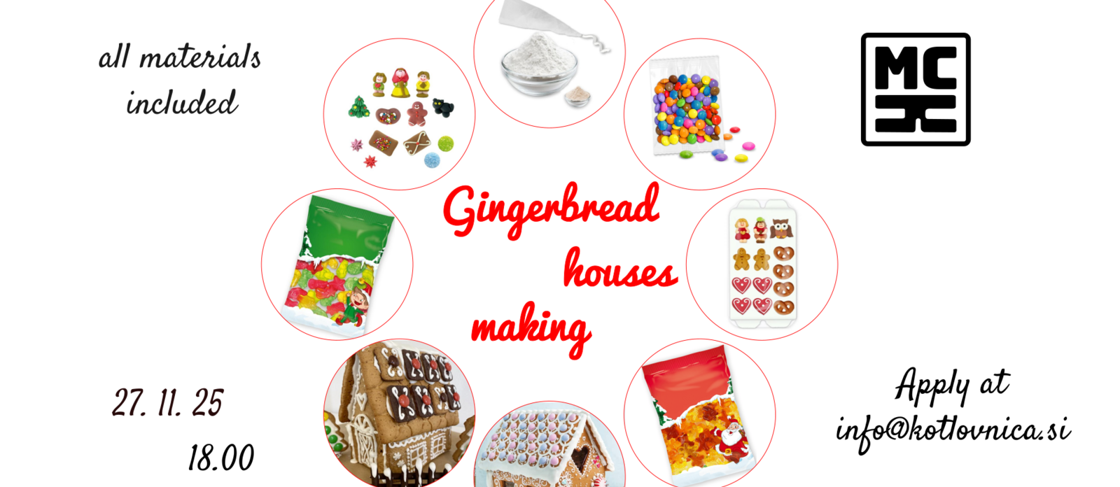 Delavnica izdelave medenih hišk