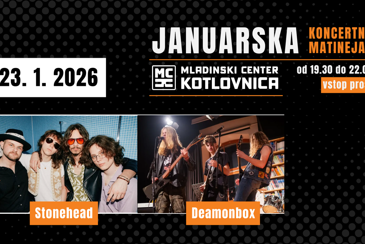Januarska koncertna matineja: Stonehead in Deamonbox
