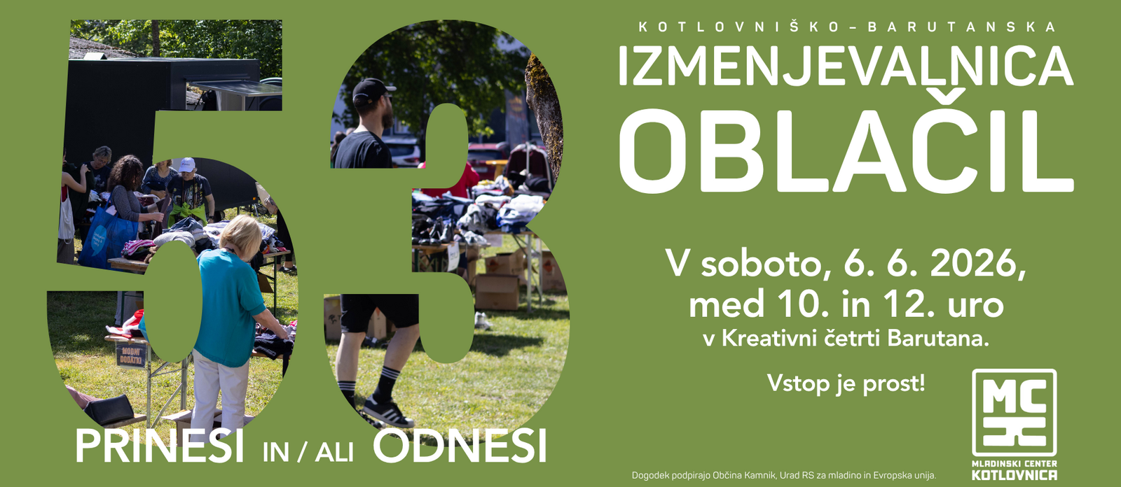 Kotlovniško-barutanska izmenjevalnica oblačil 53
