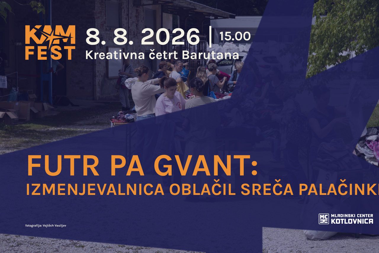 Futr pa gvant: izmenjevalnica oblačil sreča palačinke | Kreativna četrt Barutana