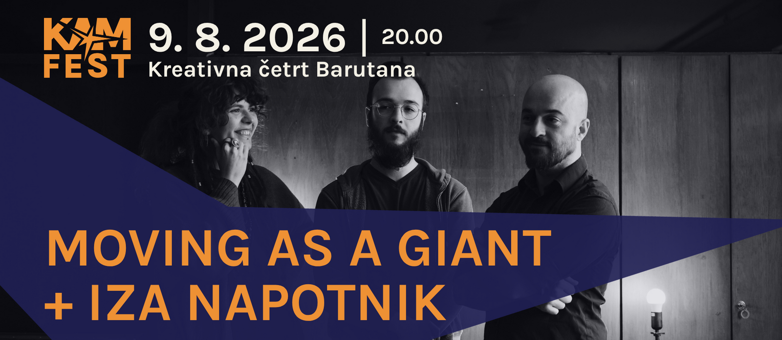 Moving as a Giant + Iza Napotnik | Kreativna četrt Barutana