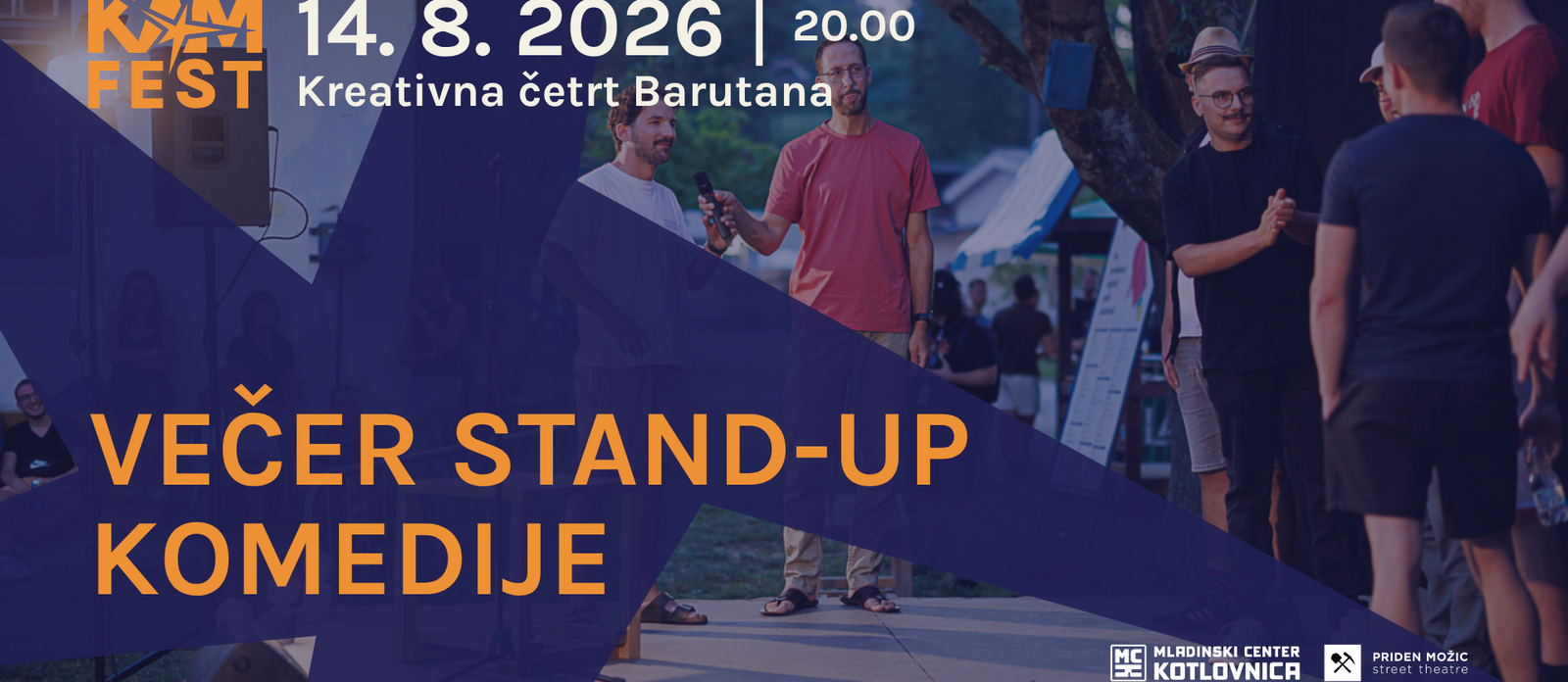 Večer stand up komedije | Kreativna četrt Barutana