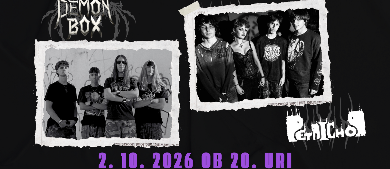 Koncert: Demonbox + Petrichor