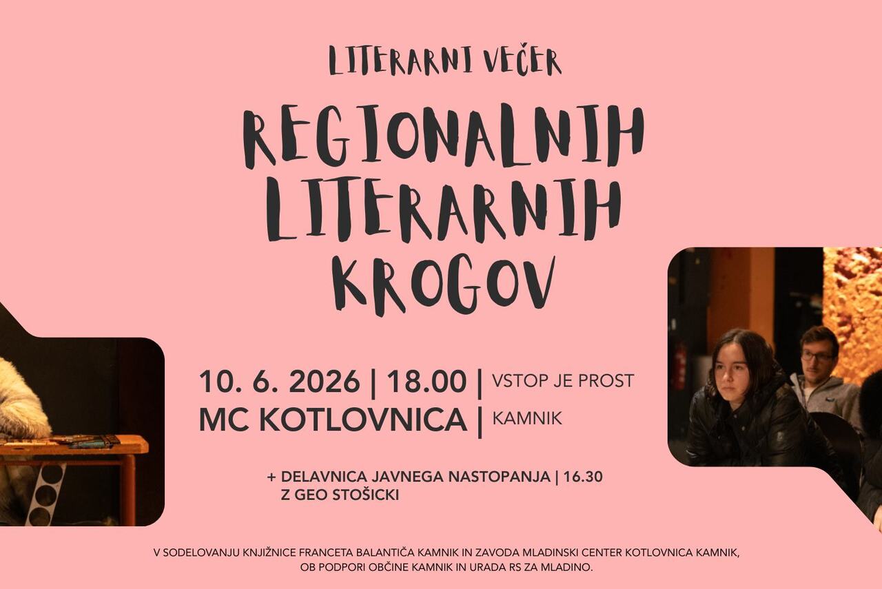 Literarni večer regionalnih literarnih krogov